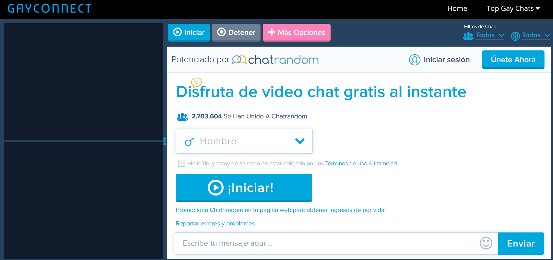Gayconnect: la alternativa LGTBI a Chatroulette