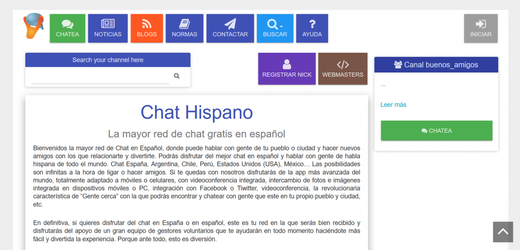 Chat Del Mundo En Español