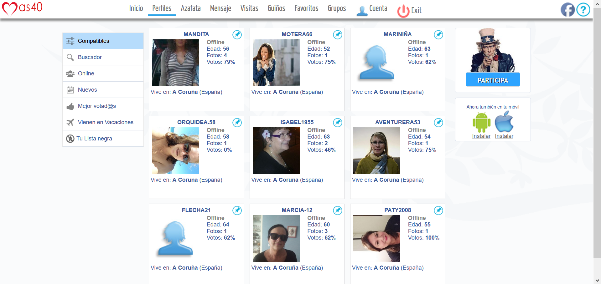 Mas40.com: Una red social para mayores de 40