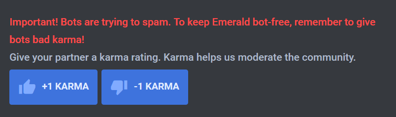 Emerald karma